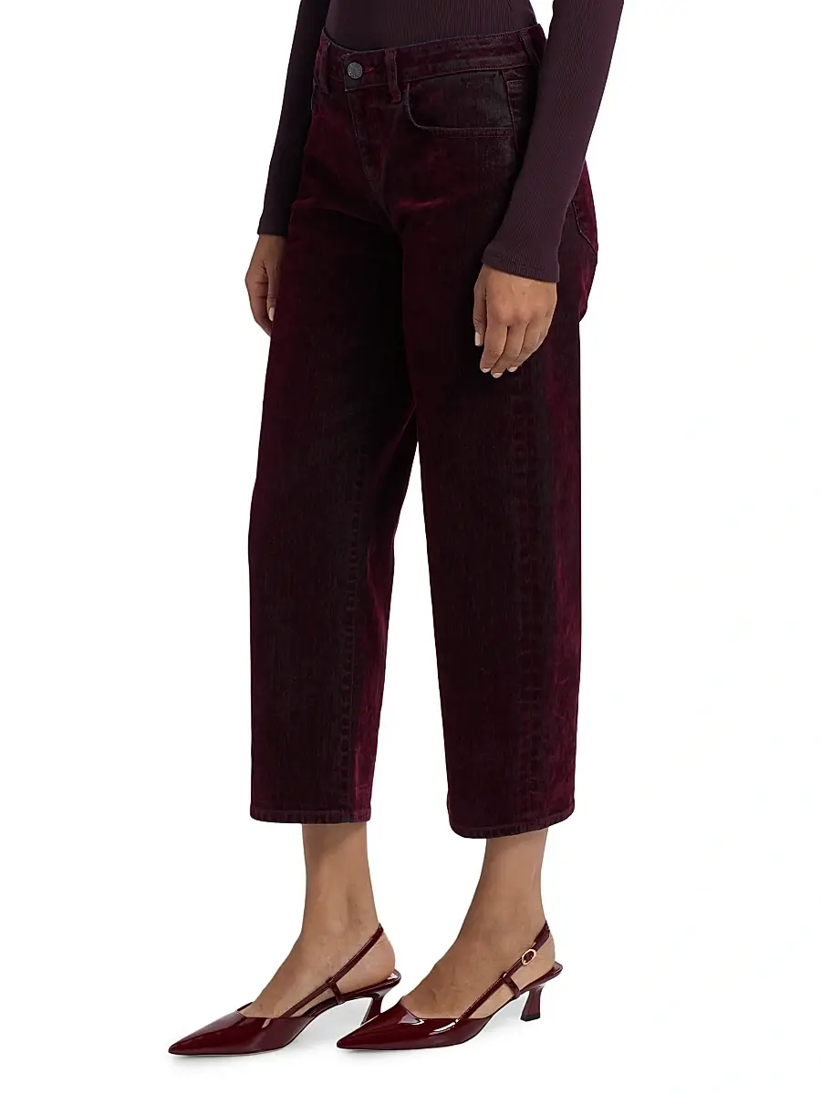 L'Agence Women's Dolores Low-Rise Barrel-Leg Jeans | Thumbnail 4 L'Agence Women's Dolores Low-Rise Barrel-Leg Jeans | Thumbnail 4