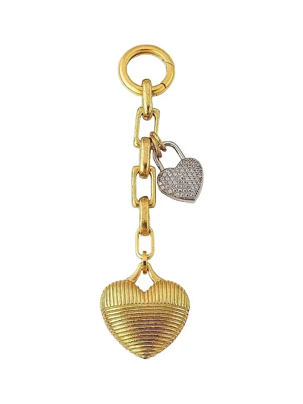 Women's Mallory Crystal & 24K-Gold-Plated Bag Charm - Nocolor Women's Mallory Crystal & 24K-Gold-Plated Bag Charm - Nocolor