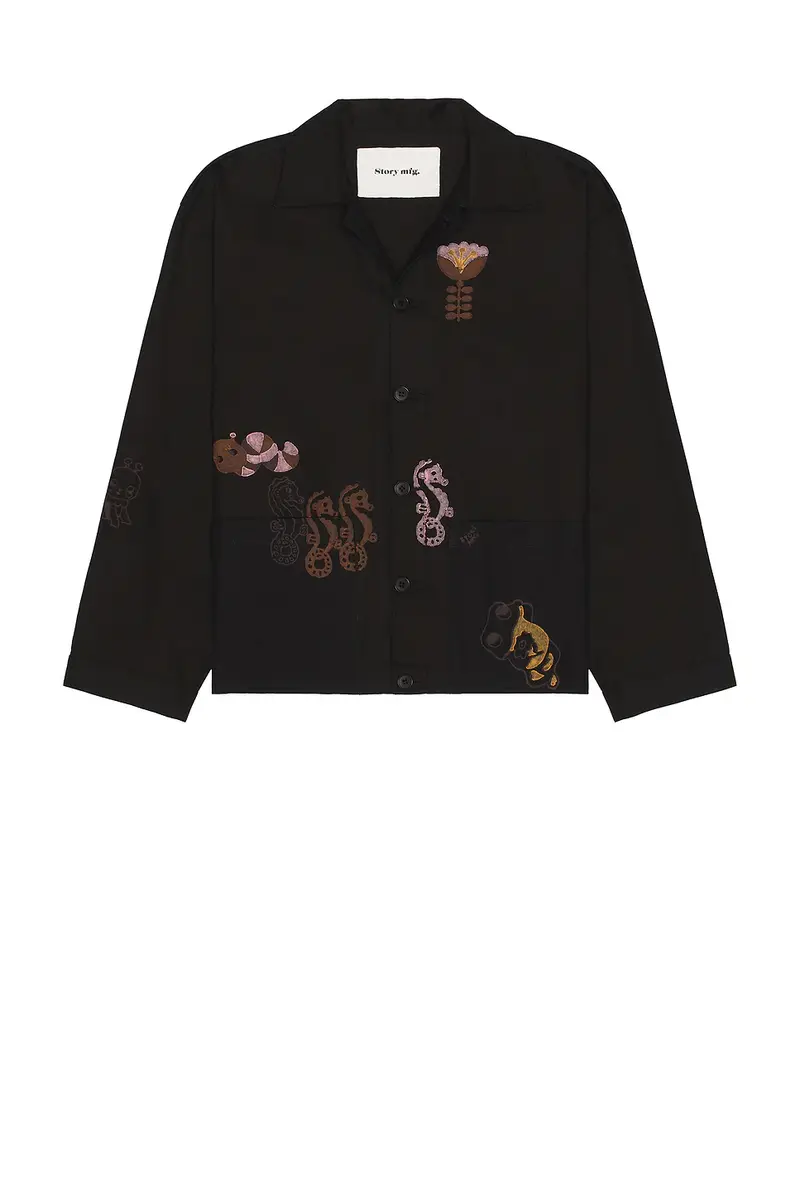 Story mfg. Short On Time Jacket in Black 61% Off | Vêtir