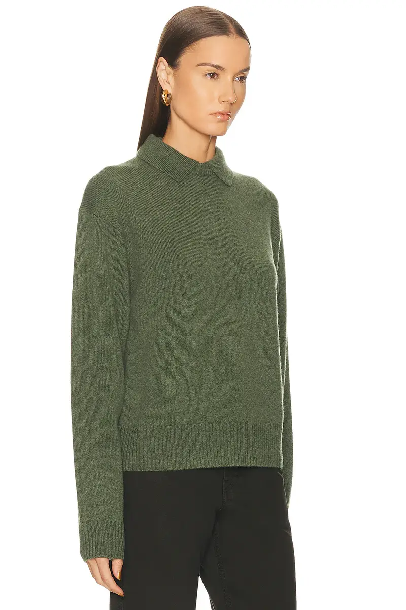 EAVES Oaklee Collared Sweater | Thumbnail 2
