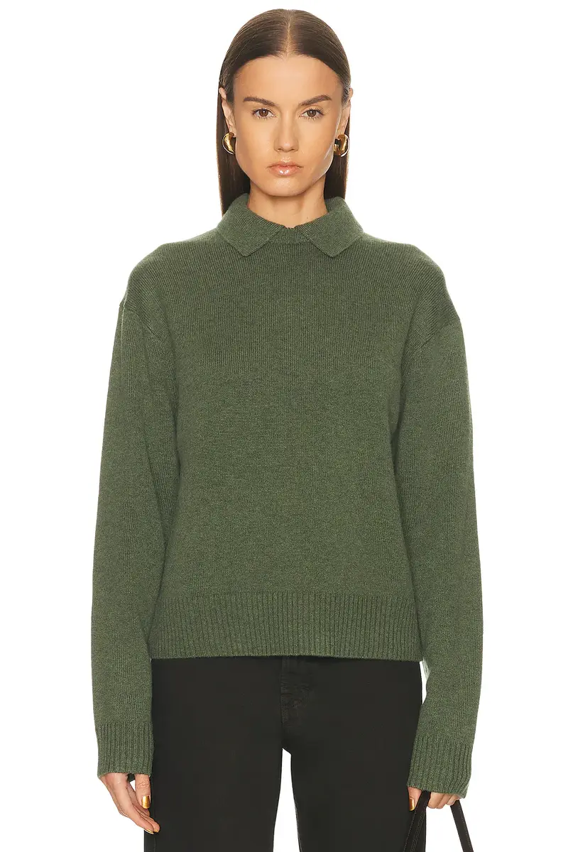 EAVES Oaklee Collared Sweater