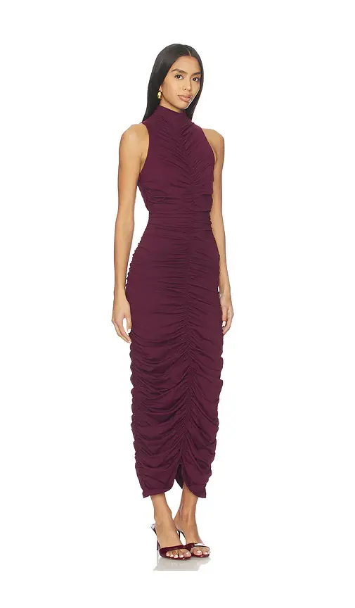 susana monaco Carryover Gathered Mocked Center Dress | Thumbnail 2