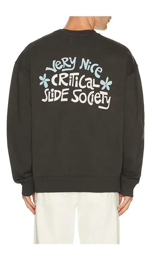 Critical Slide Very Nice Crew Sweatshirt | Image 1 Critical Slide Very Nice Crew Sweatshirt | Image 1