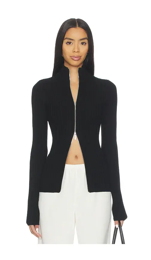 EAVES Adison Ribbed Slim Long Sleeve | Image 1 EAVES Adison Ribbed Slim Long Sleeve | Image 1