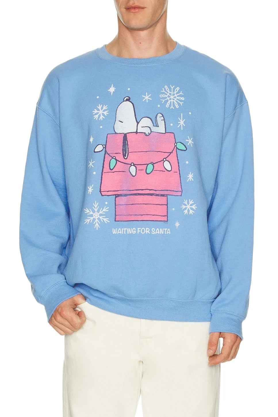 Snoopy Waiting For Santa Sweatshirt