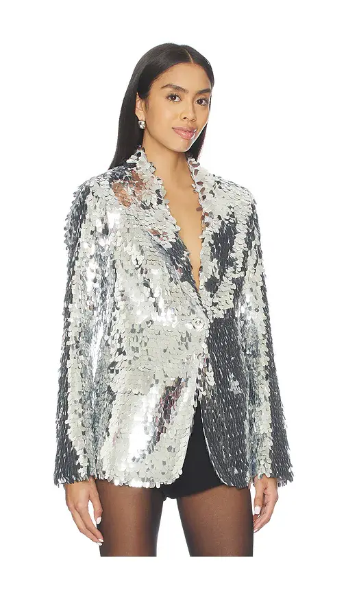 SIMONMILLER Leon Sequin Blazer | Thumbnail 2 SIMONMILLER Leon Sequin Blazer | Thumbnail 2