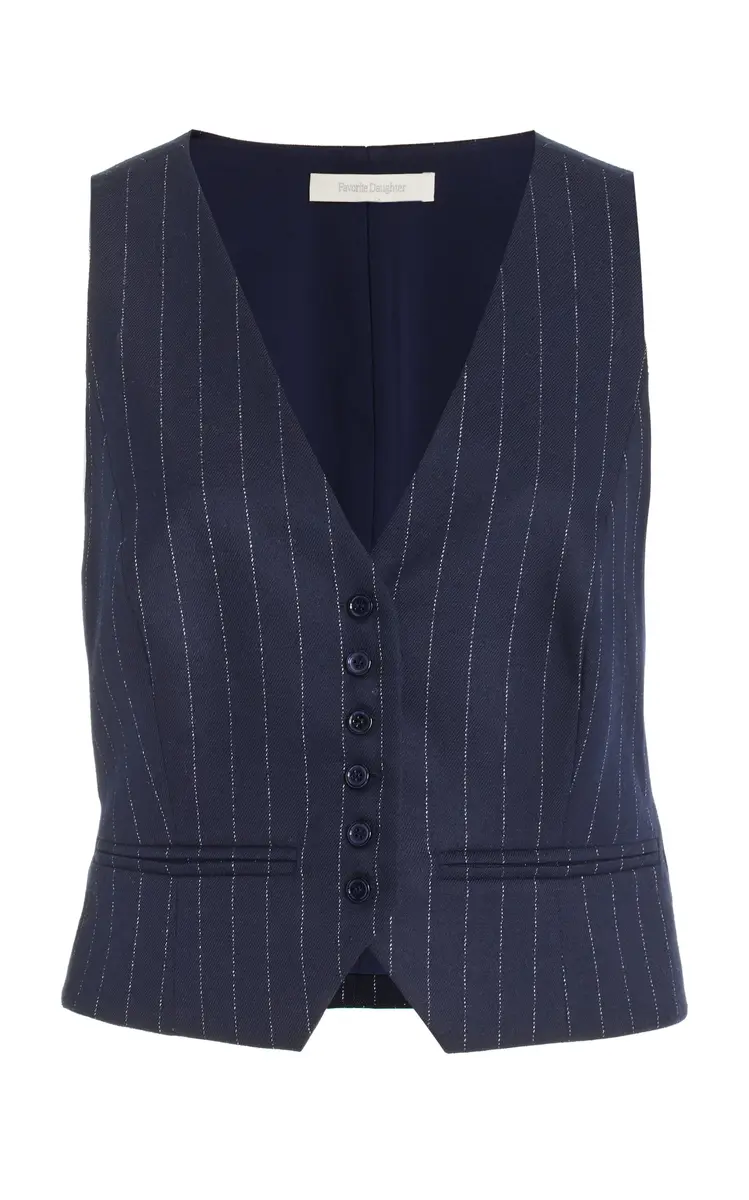 The Favorite Pinstriped Vest The Favorite Pinstriped Vest