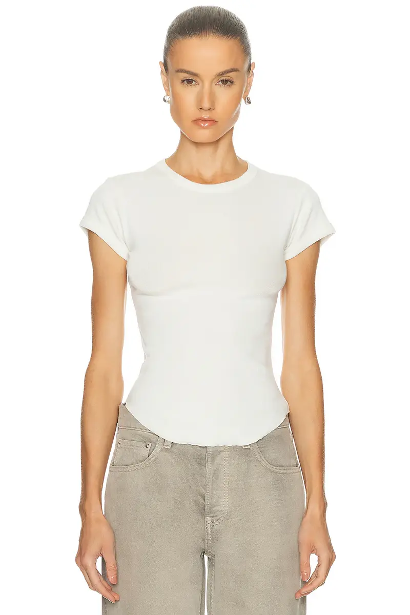 GRLFRND Scoop Hem Baby Tee | Thumbnail 3