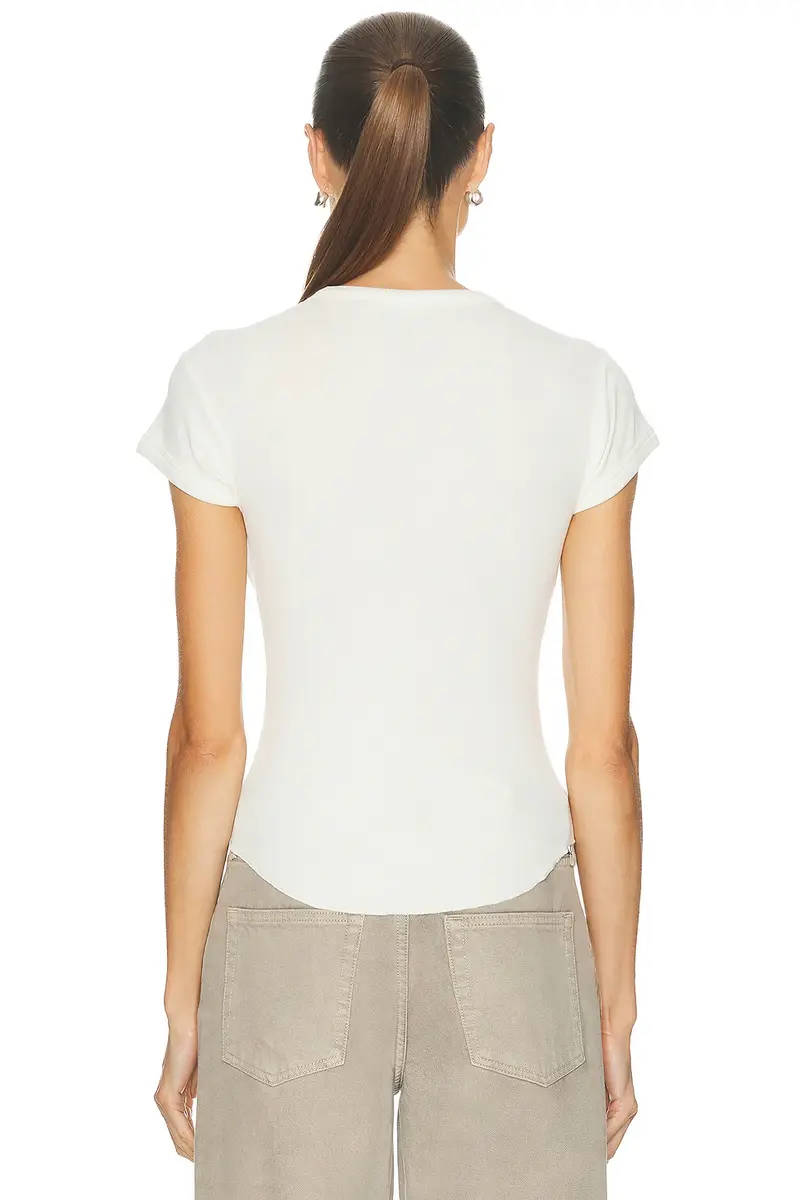 GRLFRND Scoop Hem Baby Tee | Thumbnail 5