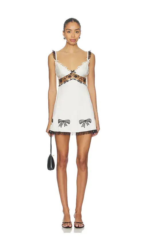 For Love & Lemons Bow Time Slip Dress | Thumbnail 2