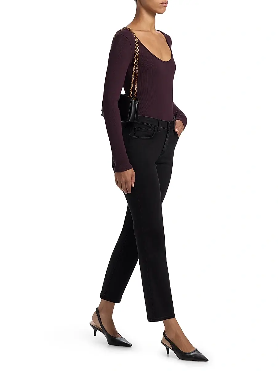 L'Agence Women's Milana Mid-Rise Stovepipe Jeans | Thumbnail 2 L'Agence Women's Milana Mid-Rise Stovepipe Jeans | Thumbnail 2