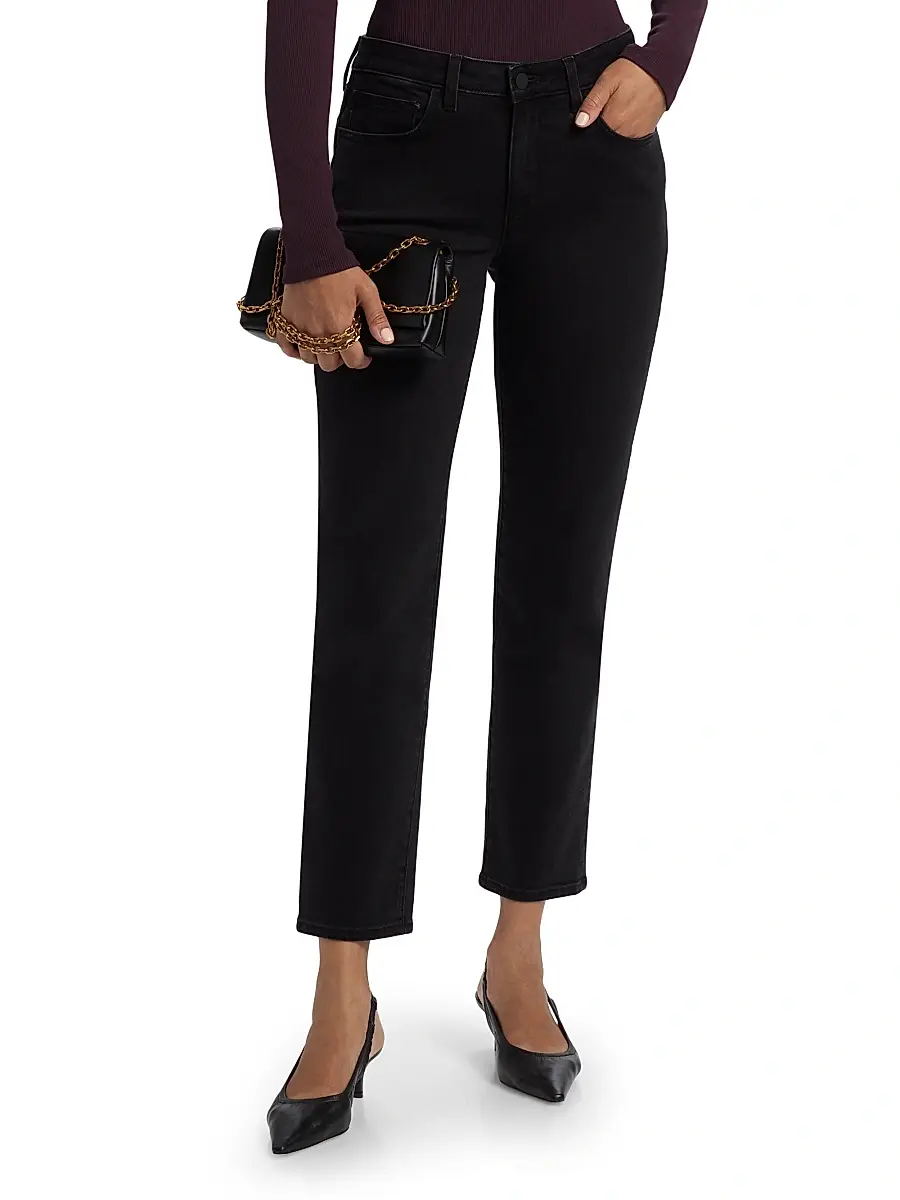 L'Agence Women's Milana Mid-Rise Stovepipe Jeans | Thumbnail 3 L'Agence Women's Milana Mid-Rise Stovepipe Jeans | Thumbnail 3