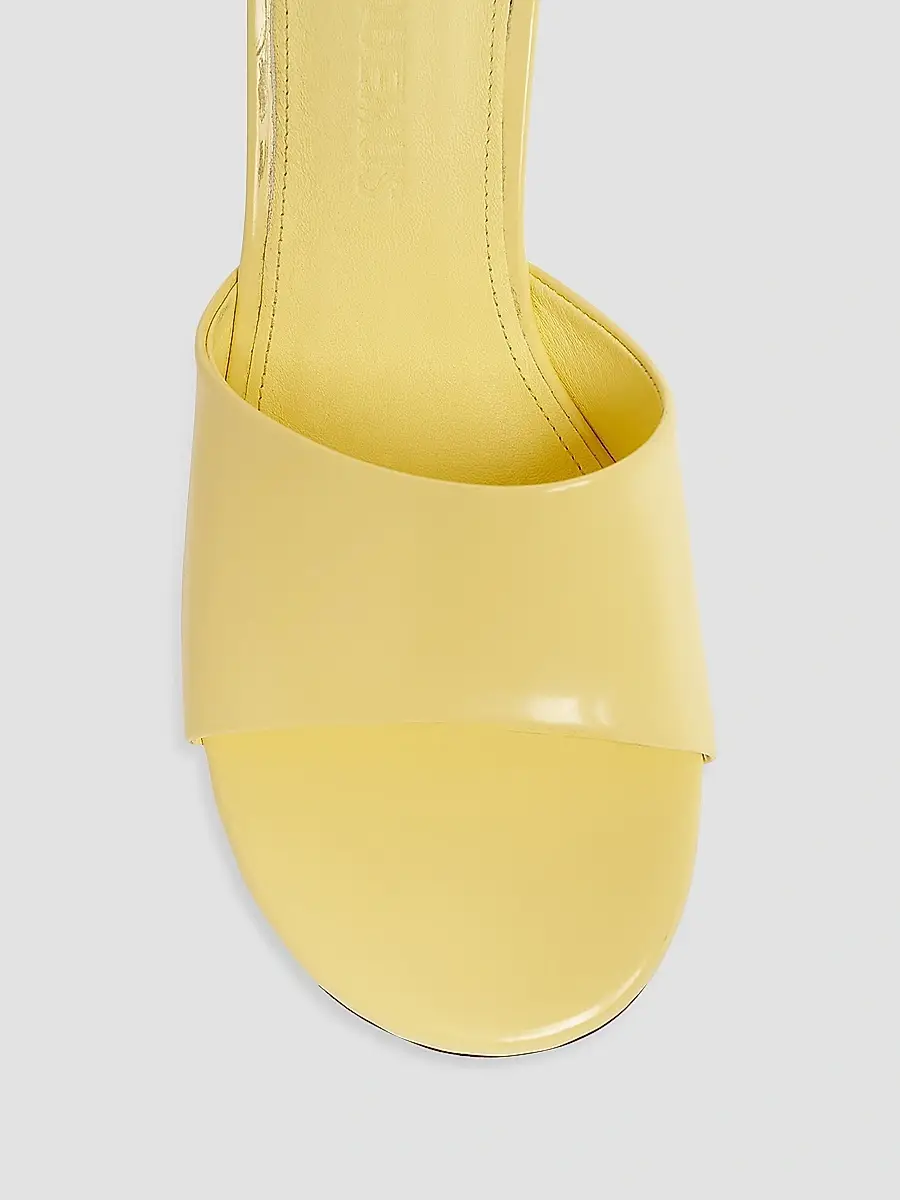 Jacquemus Women's Les Cubisto 70MM Leather Mules - Light Yellow | Thumbnail 5 Jacquemus Women's Les Cubisto 70MM Leather Mules - Light Yellow | Thumbnail 5