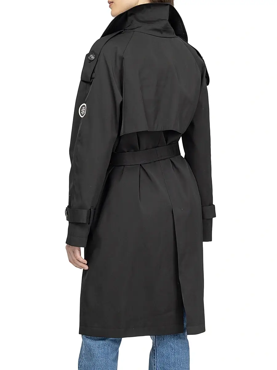 Gorski Women's Lightweight Belted Trench Coat | Thumbnail 4