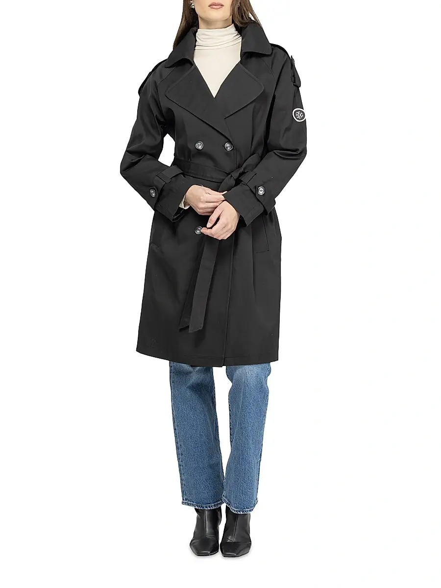 Gorski Women's Lightweight Belted Trench Coat | Thumbnail 5