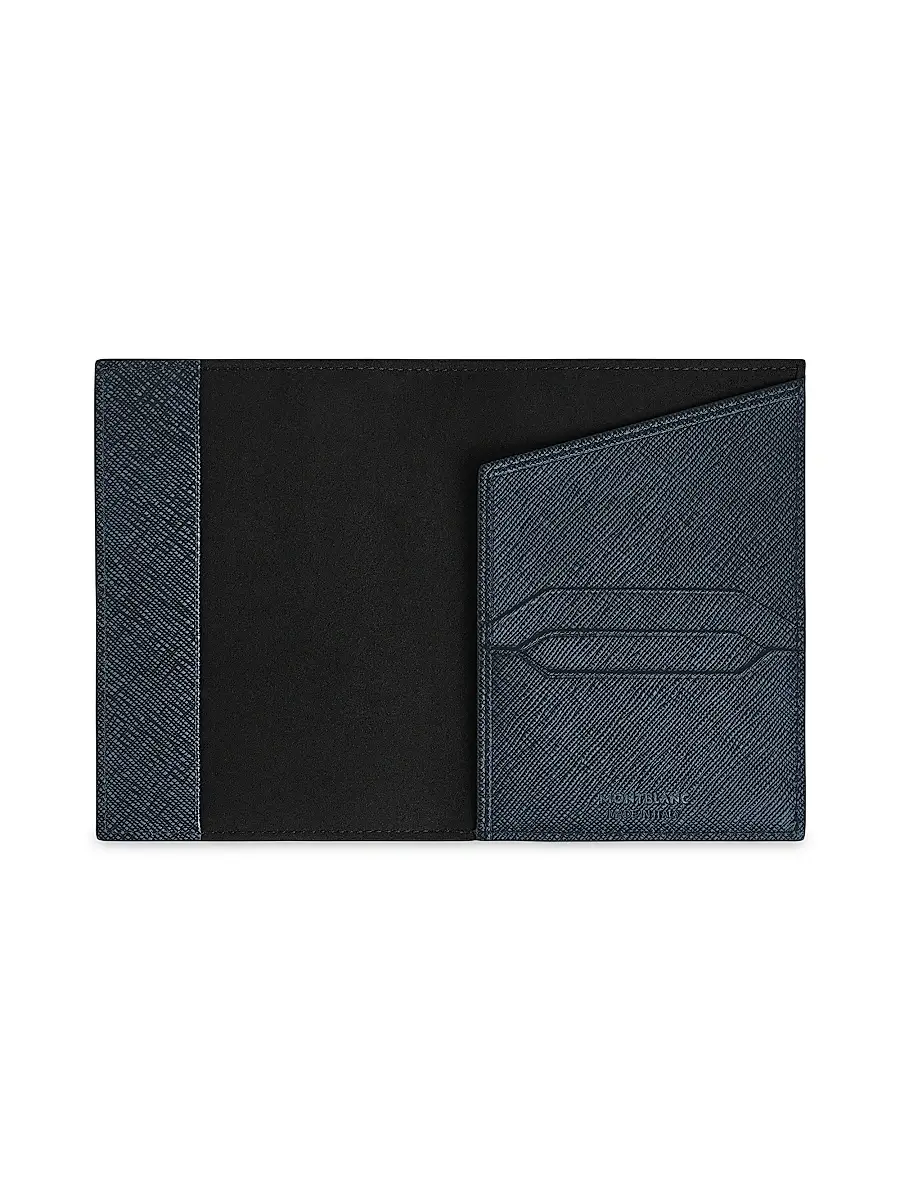 Montblanc Men's Sartorial Two-Tone Embossed-Leather Passport Case | Thumbnail 2 Montblanc Men's Sartorial Two-Tone Embossed-Leather Passport Case | Thumbnail 2