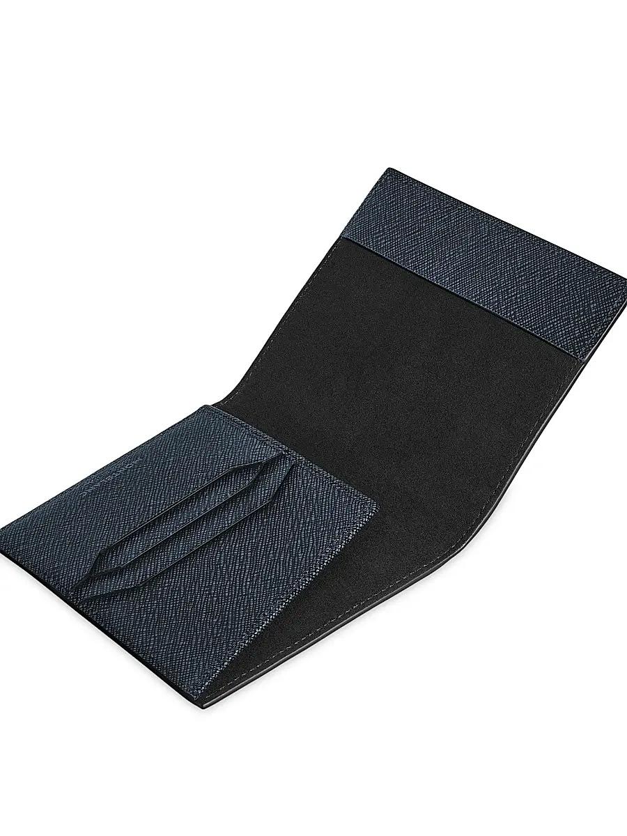 Montblanc Men's Sartorial Two-Tone Embossed-Leather Passport Case | Thumbnail 5 Montblanc Men's Sartorial Two-Tone Embossed-Leather Passport Case | Thumbnail 5