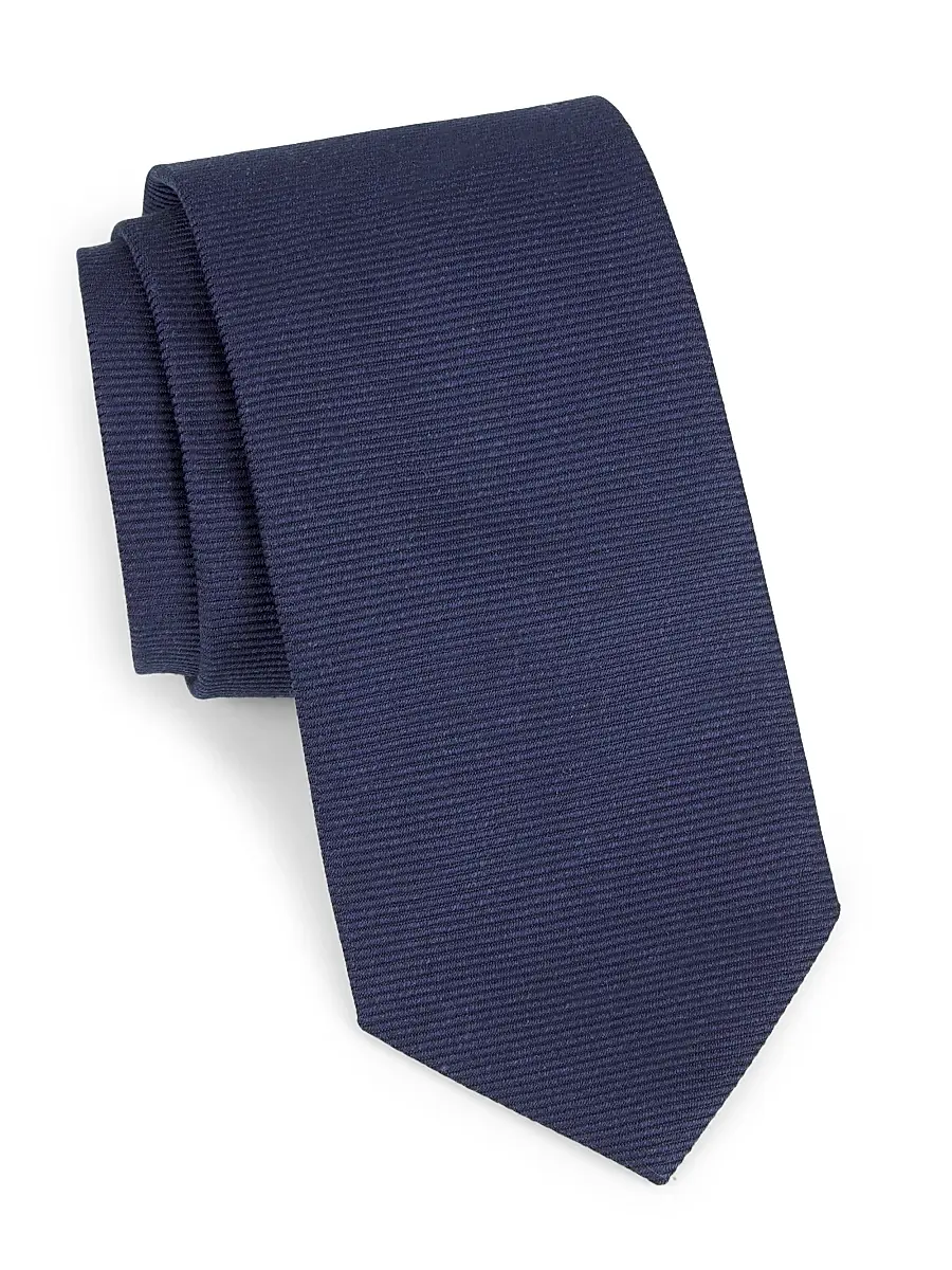 Canali Men's Silk Woven Tie | Image 1 Canali Men's Silk Woven Tie | Image 1