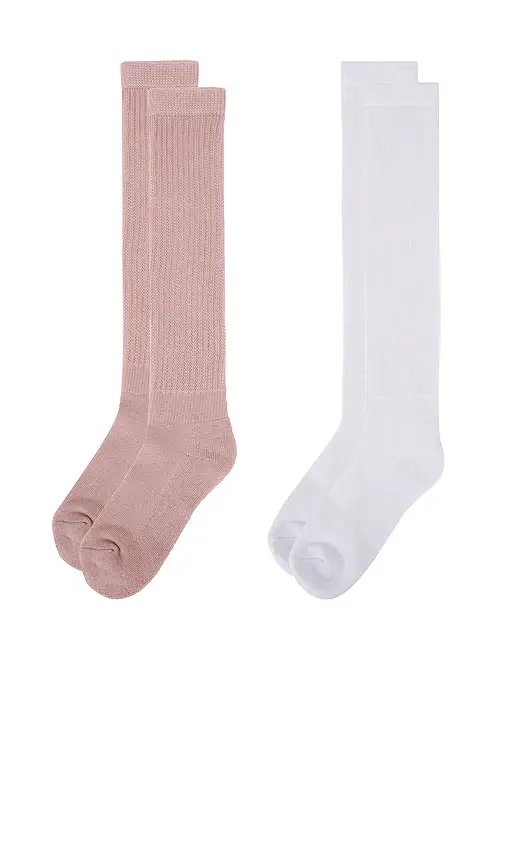 WellBeing + BeingWell WellBeing + BeingWell Scrunch Sock 2 Pack | Thumbnail 2 WellBeing + BeingWell WellBeing + BeingWell Scrunch Sock 2 Pack | Thumbnail 2