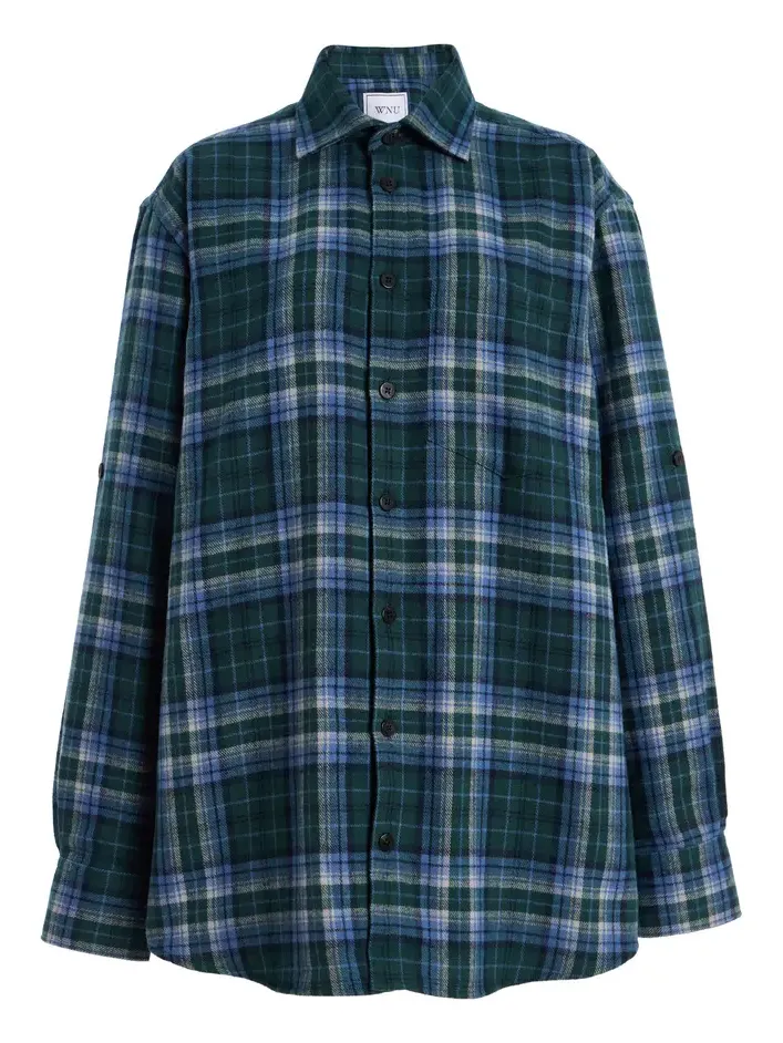 Exclusive The Oversized Checked Cotton Shirt Exclusive The Oversized Checked Cotton Shirt