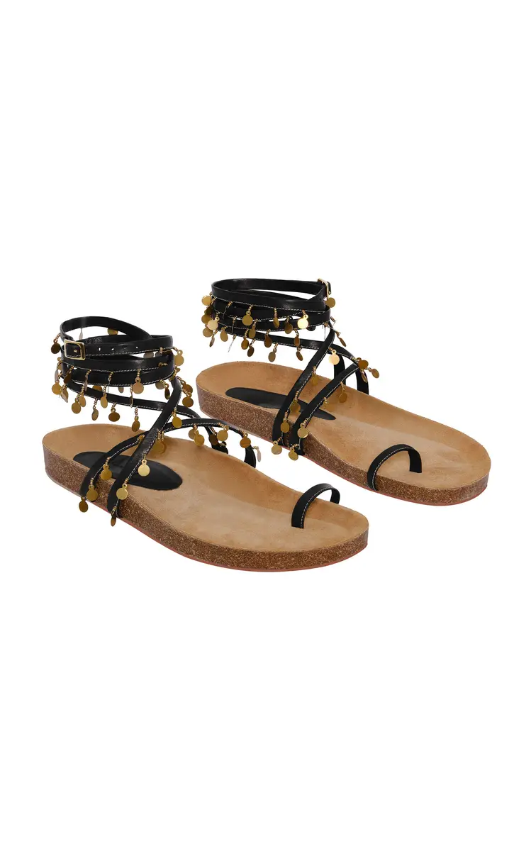 Johanna Ortiz Serenade In Swim Leather Sandals | Thumbnail 3 Johanna Ortiz Serenade In Swim Leather Sandals | Thumbnail 3