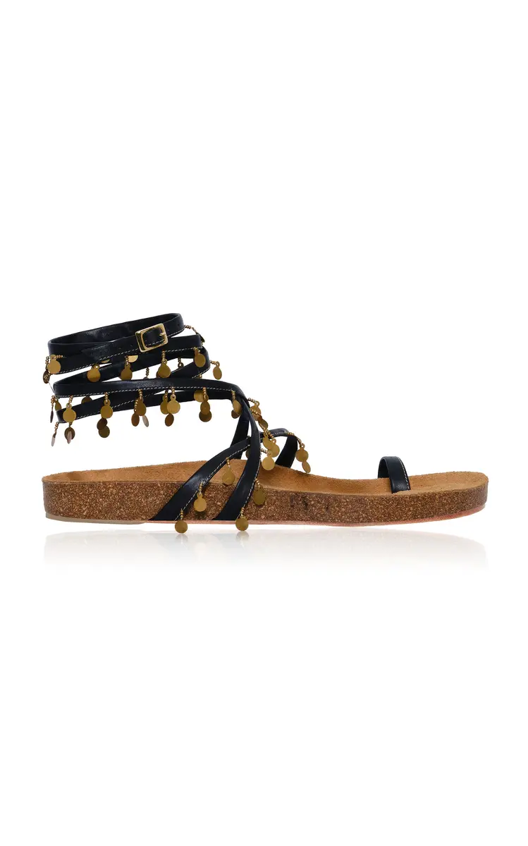 Johanna Ortiz Serenade In Swim Leather Sandals | Thumbnail 5 Johanna Ortiz Serenade In Swim Leather Sandals | Thumbnail 5
