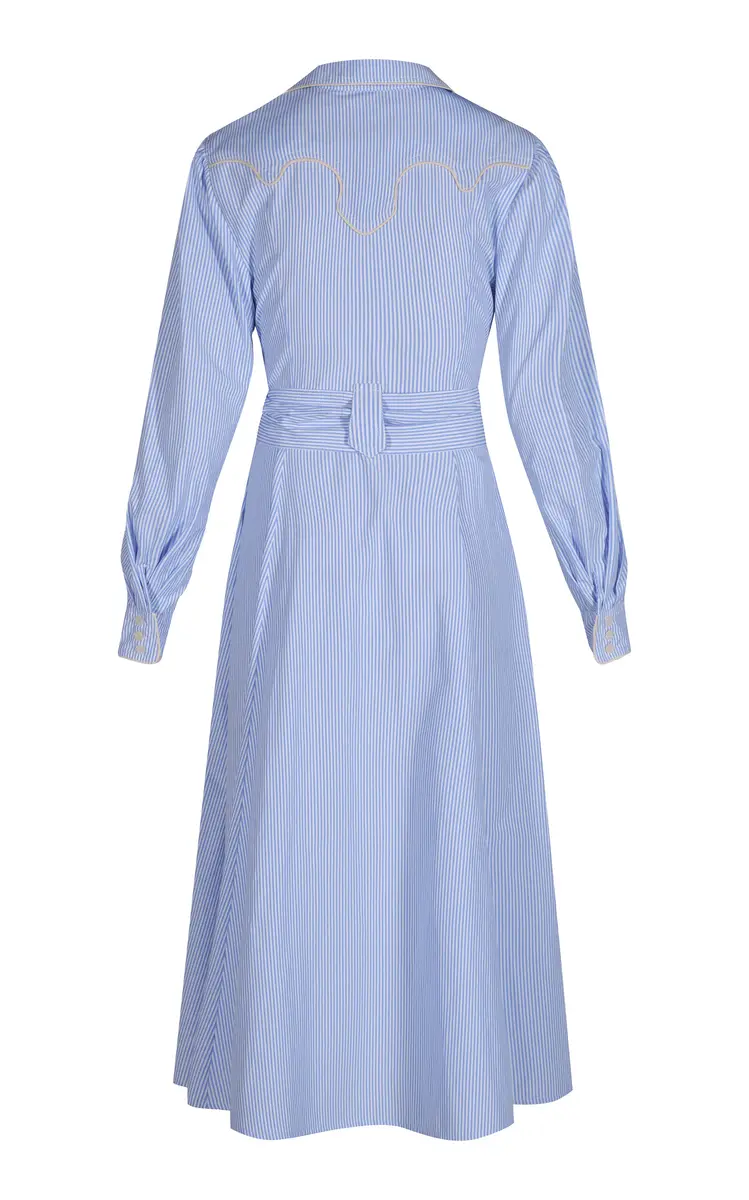 Johanna Ortiz Vela De Cruz Embroidered Poplin Midi Shirt Dress | Thumbnail 6 Johanna Ortiz Vela De Cruz Embroidered Poplin Midi Shirt Dress | Thumbnail 6