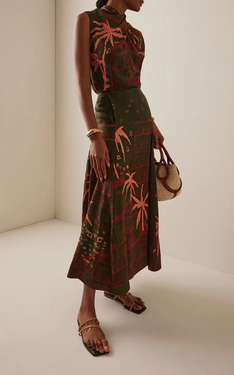 Johanna Ortiz Mystic Shore Satin-Jacquard Top | Thumbnail 4 Johanna Ortiz Mystic Shore Satin-Jacquard Top | Thumbnail 4