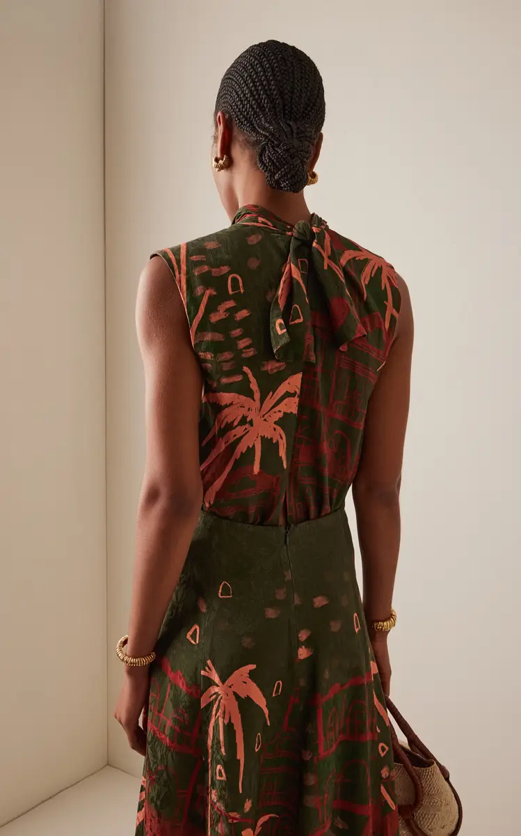 Johanna Ortiz Mystic Shore Satin-Jacquard Top | Thumbnail 5 Johanna Ortiz Mystic Shore Satin-Jacquard Top | Thumbnail 5