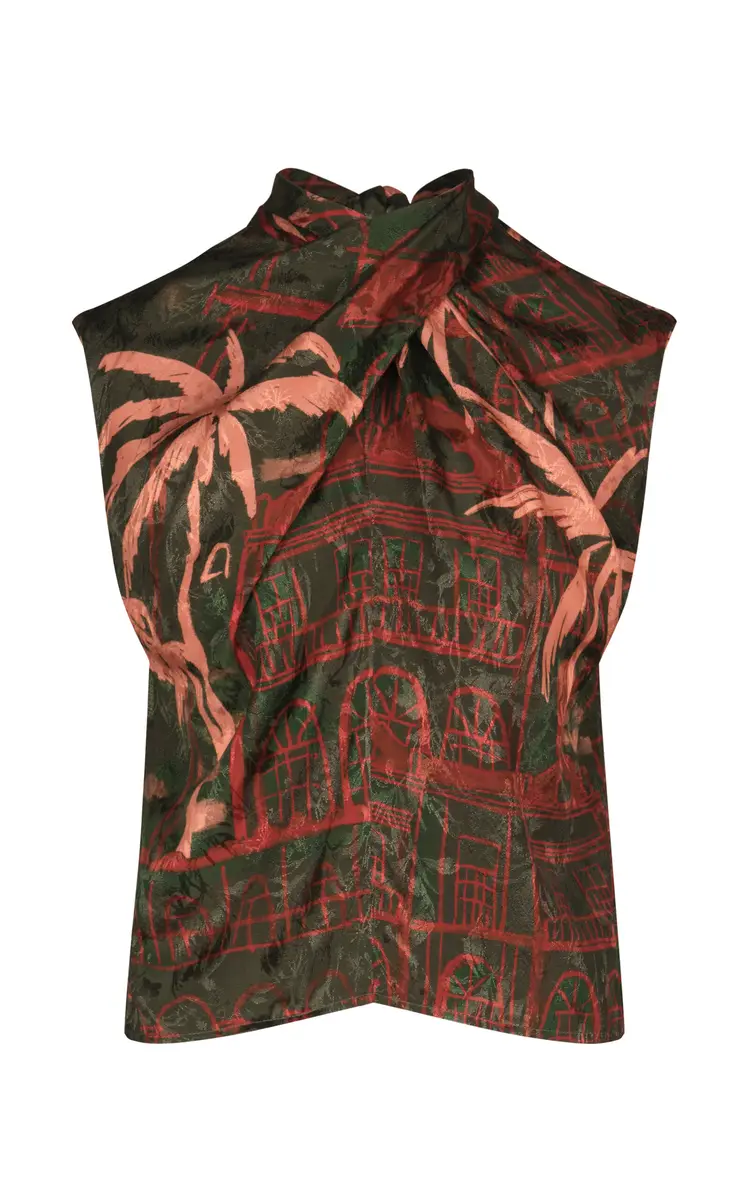 Johanna Ortiz Mystic Shore Satin-Jacquard Top | Thumbnail 7 Johanna Ortiz Mystic Shore Satin-Jacquard Top | Thumbnail 7