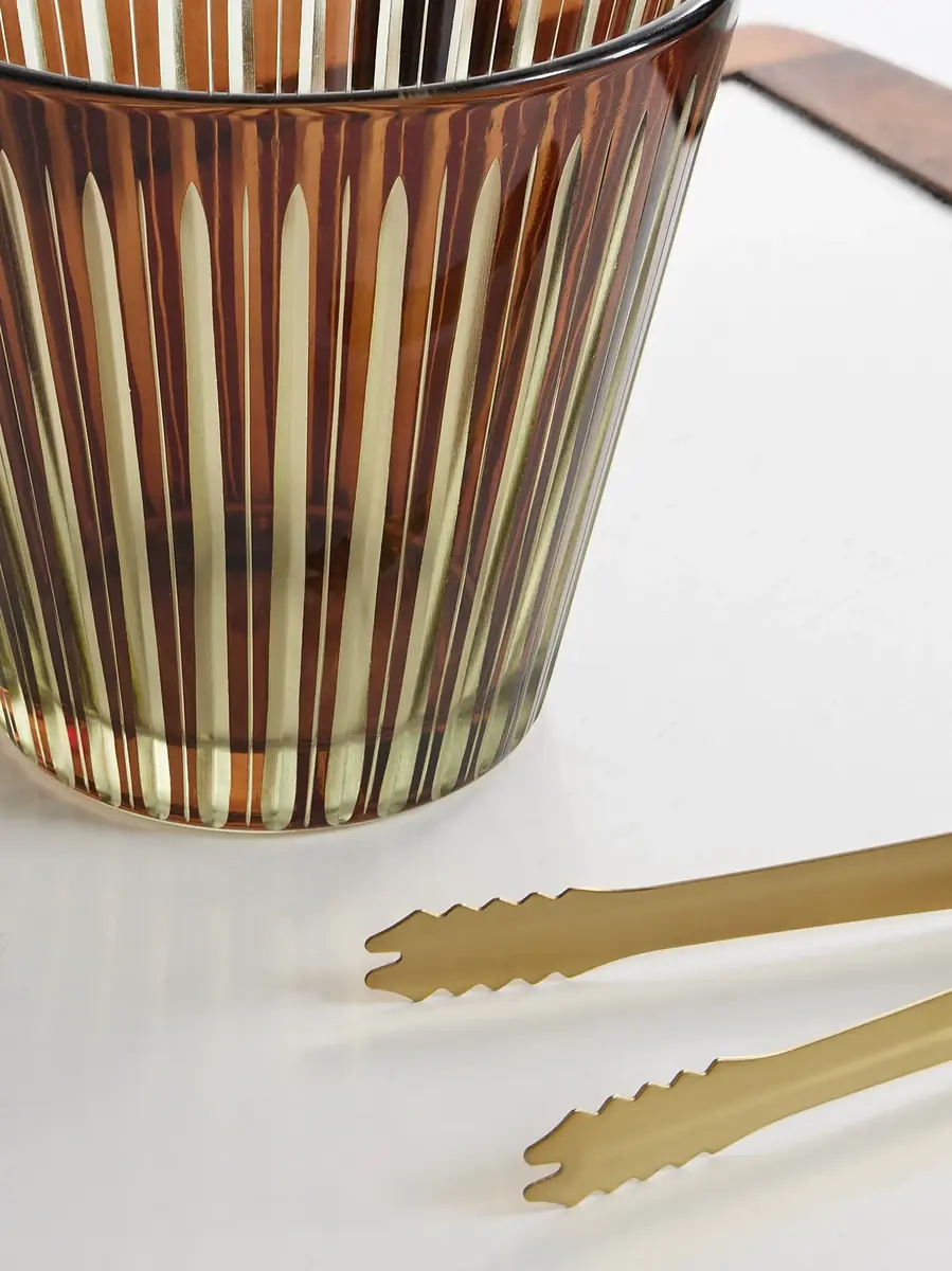 L'Objet Prism Glass and Gold-Tone Ice Bucket - Men | Thumbnail 4 L'Objet Prism Glass and Gold-Tone Ice Bucket - Men | Thumbnail 4