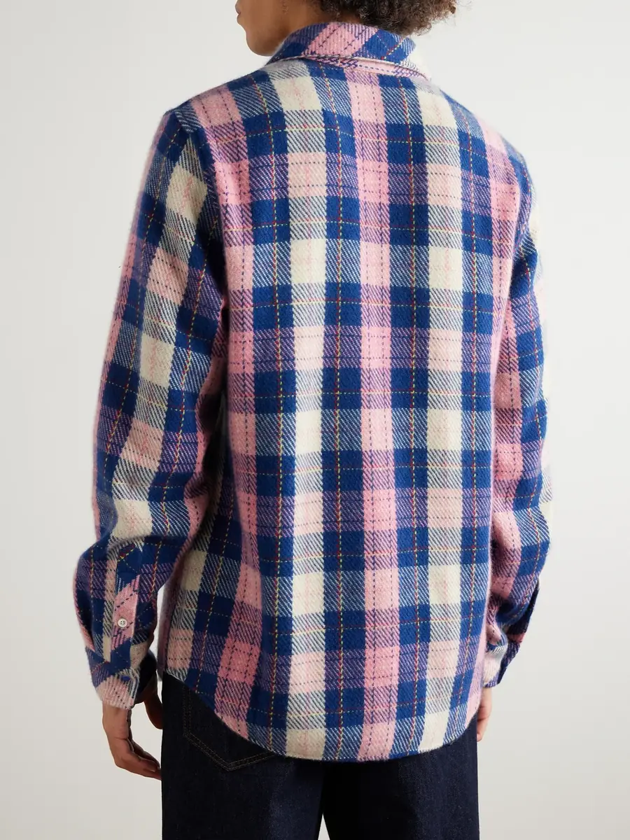 God’s True Cashmere Checked Cashmere Shirt - Men | Thumbnail 4 God’s True Cashmere Checked Cashmere Shirt - Men | Thumbnail 4