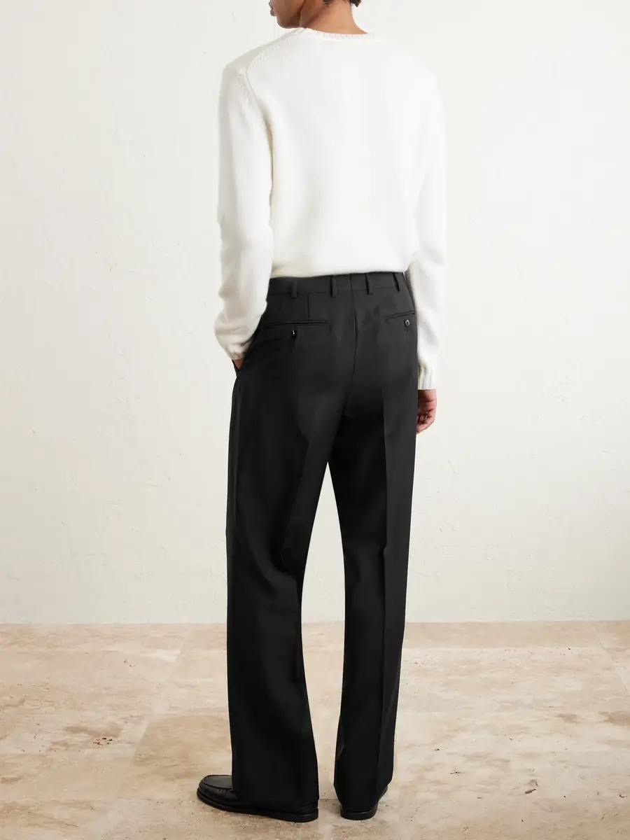 Saman Amel Amo Straight-Leg Wool and Mohair-Blend Suit Trousers - Men | Thumbnail 4 Saman Amel Amo Straight-Leg Wool and Mohair-Blend Suit Trousers - Men | Thumbnail 4