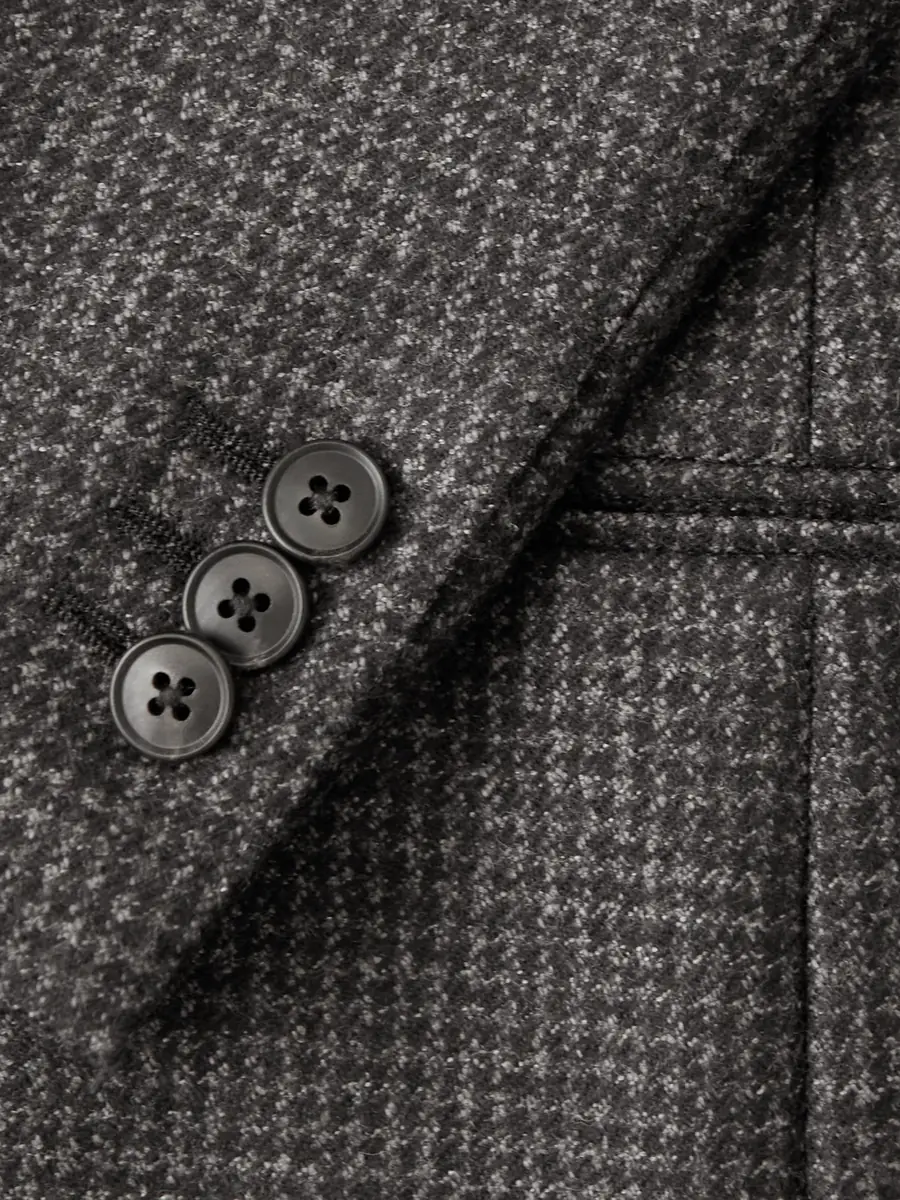 Saman Amel Double-Breasted Houndstooth Wool Suit Jacket - Men | Thumbnail 5