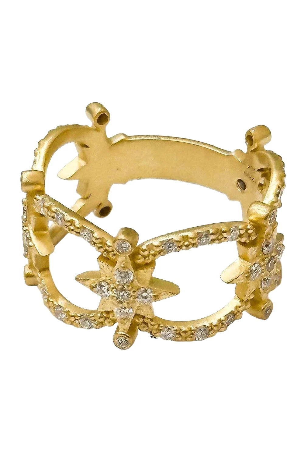 Diamond Star Link Ring