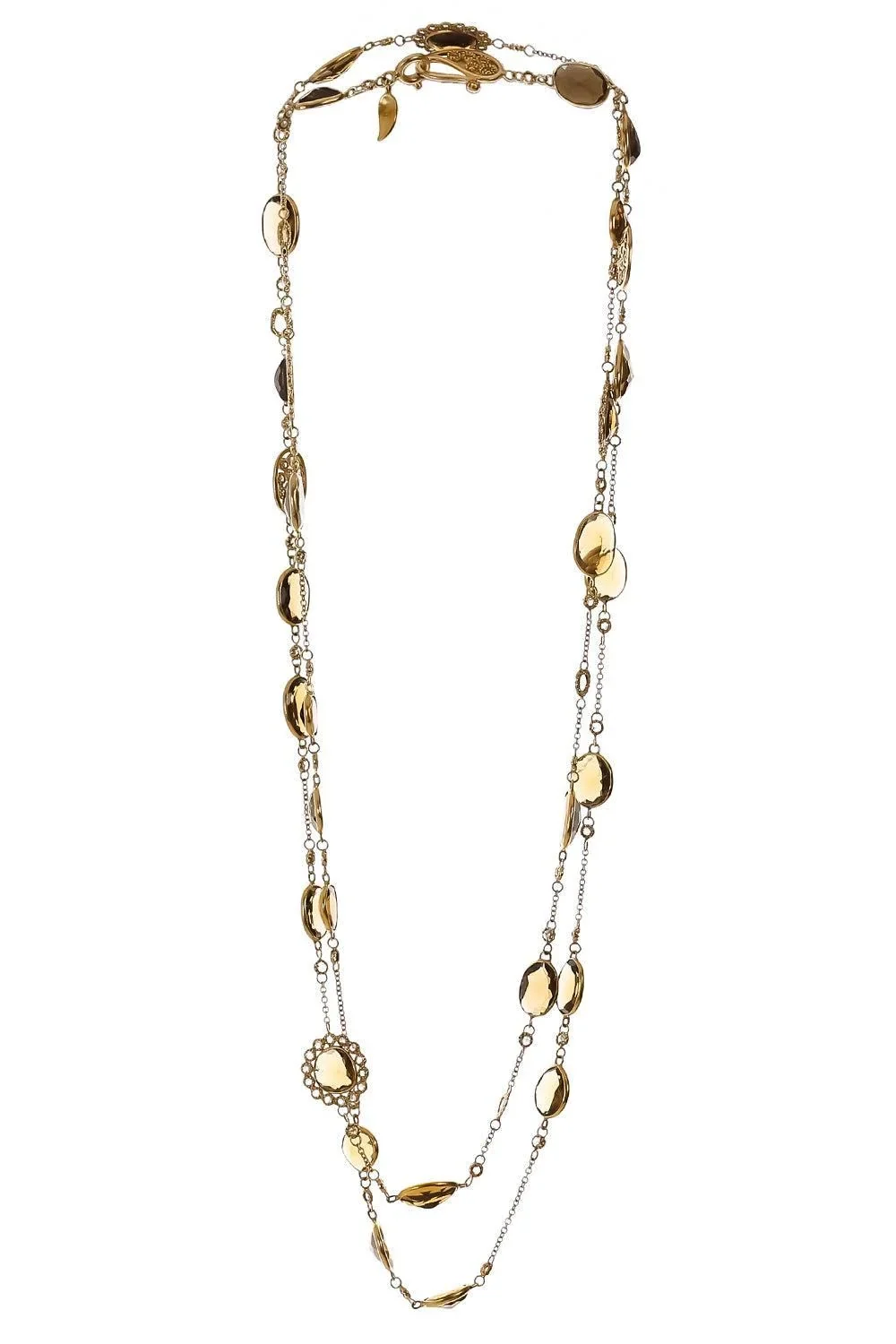 Diamond Whisky Quartz Affinity Necklace Diamond Whisky Quartz Affinity Necklace