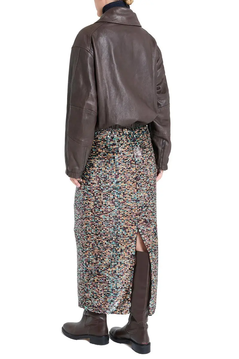 TWP Sylkie Skirt - Dark Chocolate | Thumbnail 5