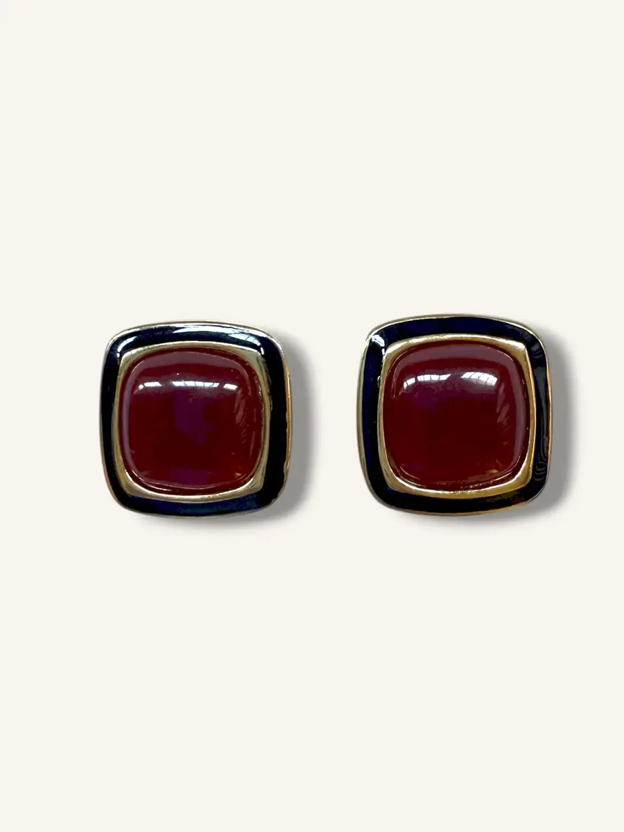 Jen Wonders Studio Garnet Earrings | Thumbnail 2