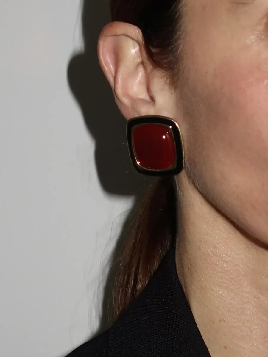 Jen Wonders Studio Garnet Earrings | Thumbnail 3