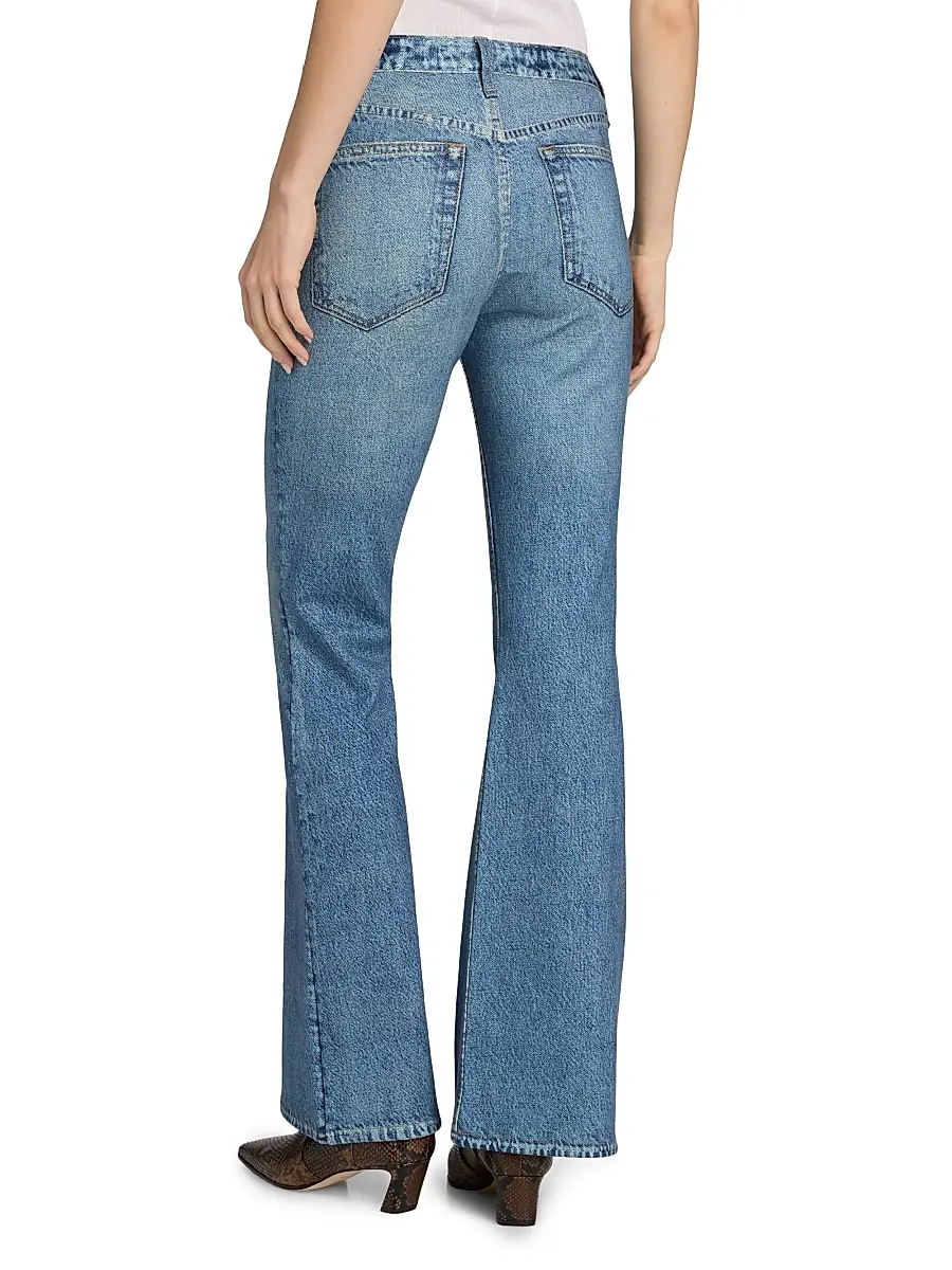 rag & bone Women's rb Miramar Dahlia Ponte Mid-Rise Bootcut Pants | Thumbnail 5 rag & bone Women's rb Miramar Dahlia Ponte Mid-Rise Bootcut Pants | Thumbnail 5