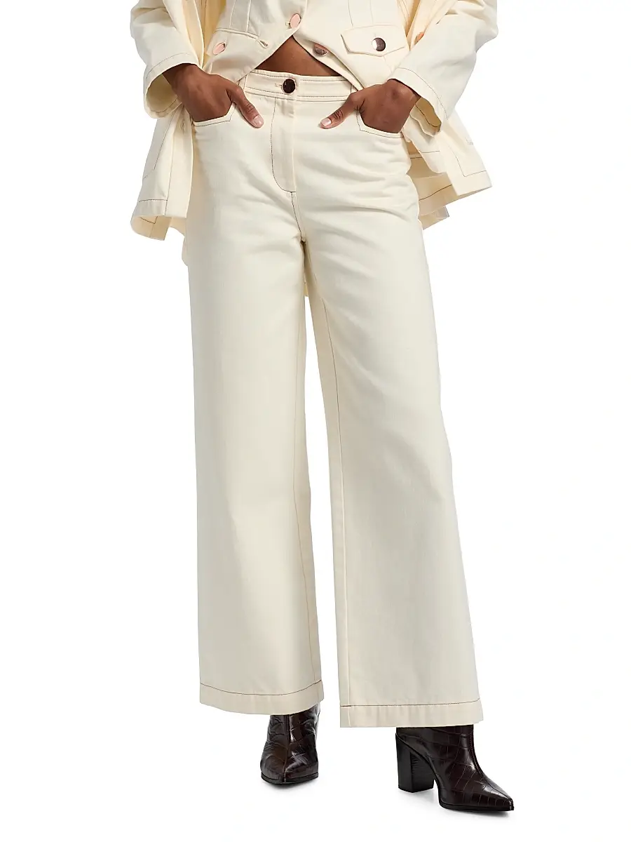 Toccin Women's Blaire Weekend High-Rise Wide-Leg Jeans | Thumbnail 3 Toccin Women's Blaire Weekend High-Rise Wide-Leg Jeans | Thumbnail 3