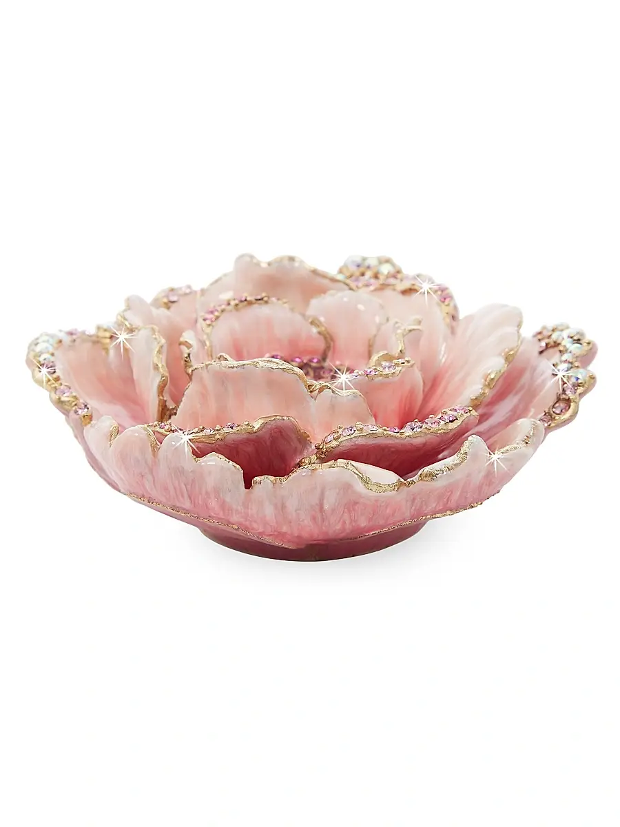 Jay Strongwater Peony Tabletop Sculpture - Flora | Thumbnail 2