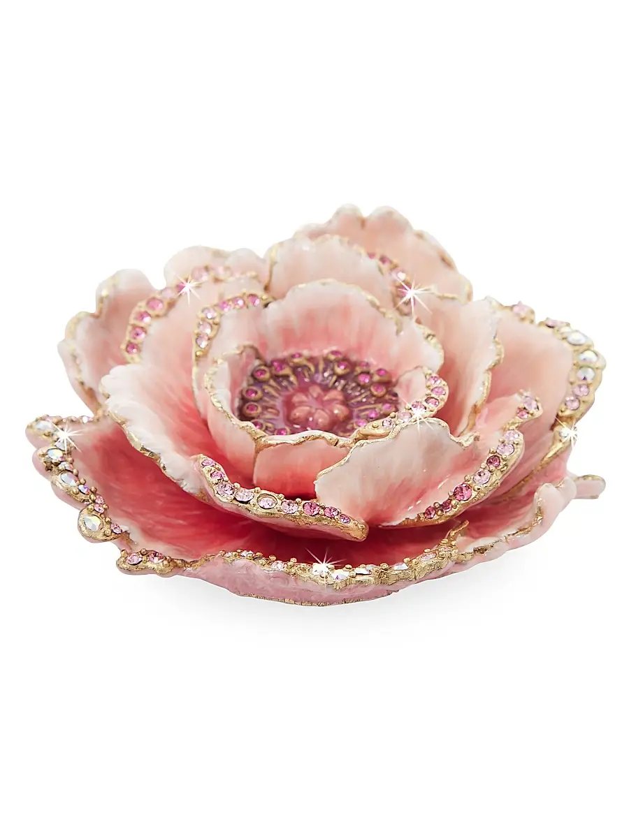 Jay Strongwater Peony Tabletop Sculpture - Flora | Thumbnail 3