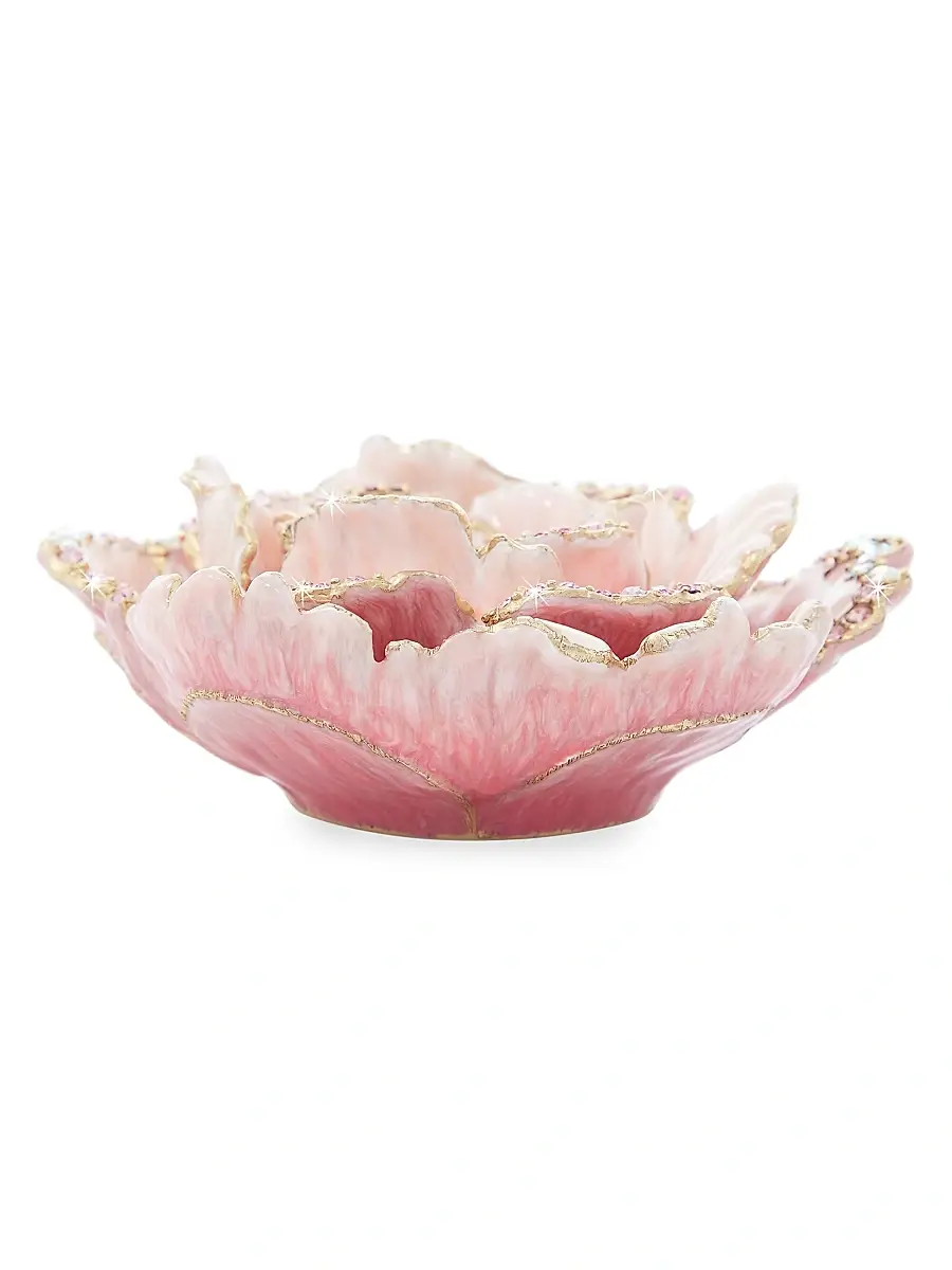 Jay Strongwater Peony Tabletop Sculpture - Flora | Thumbnail 4