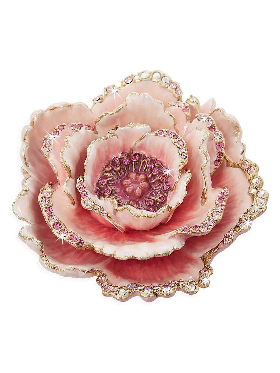 Jay Strongwater Peony Tabletop Sculpture - Flora | Thumbnail 5
