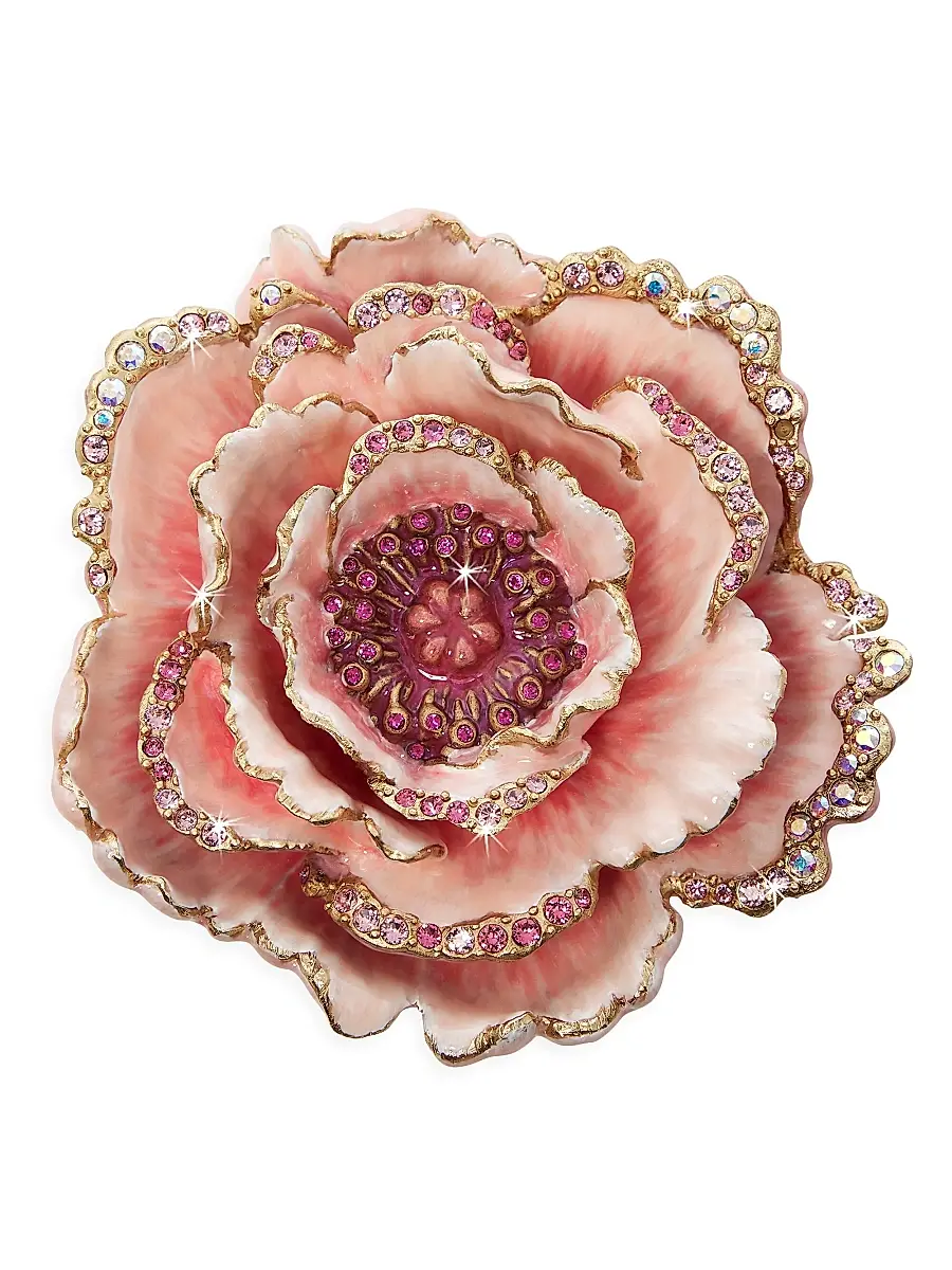 Jay Strongwater Peony Tabletop Sculpture - Flora | Thumbnail 6