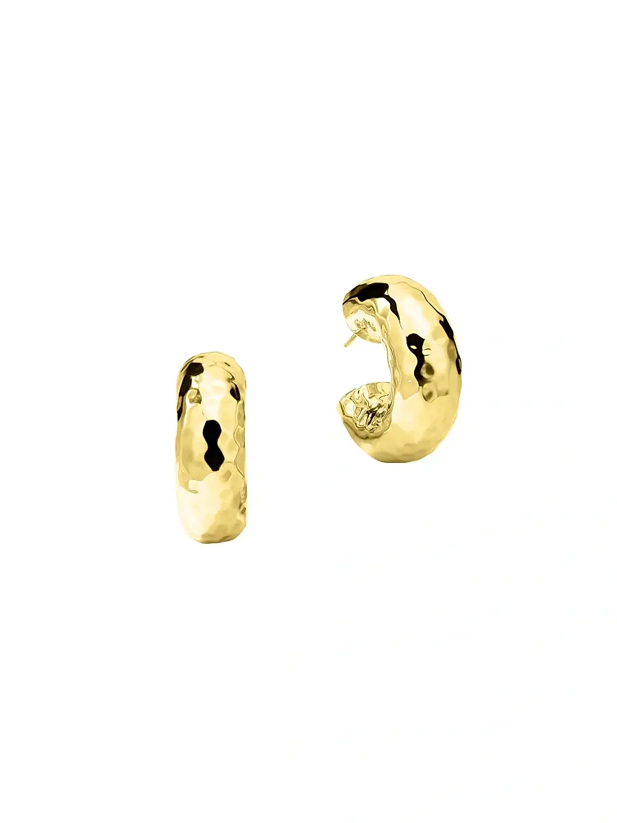 Ippolita Women's Classico 18K Yellow Gold Hoop Earrings