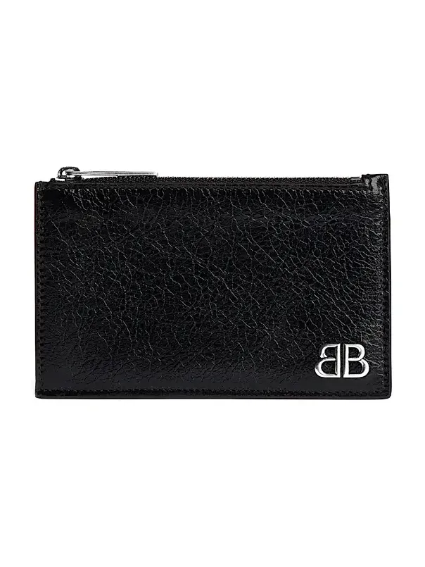 Men's Monaco Long Coin And Card Holder - Black Men's Monaco Long Coin And Card Holder - Black