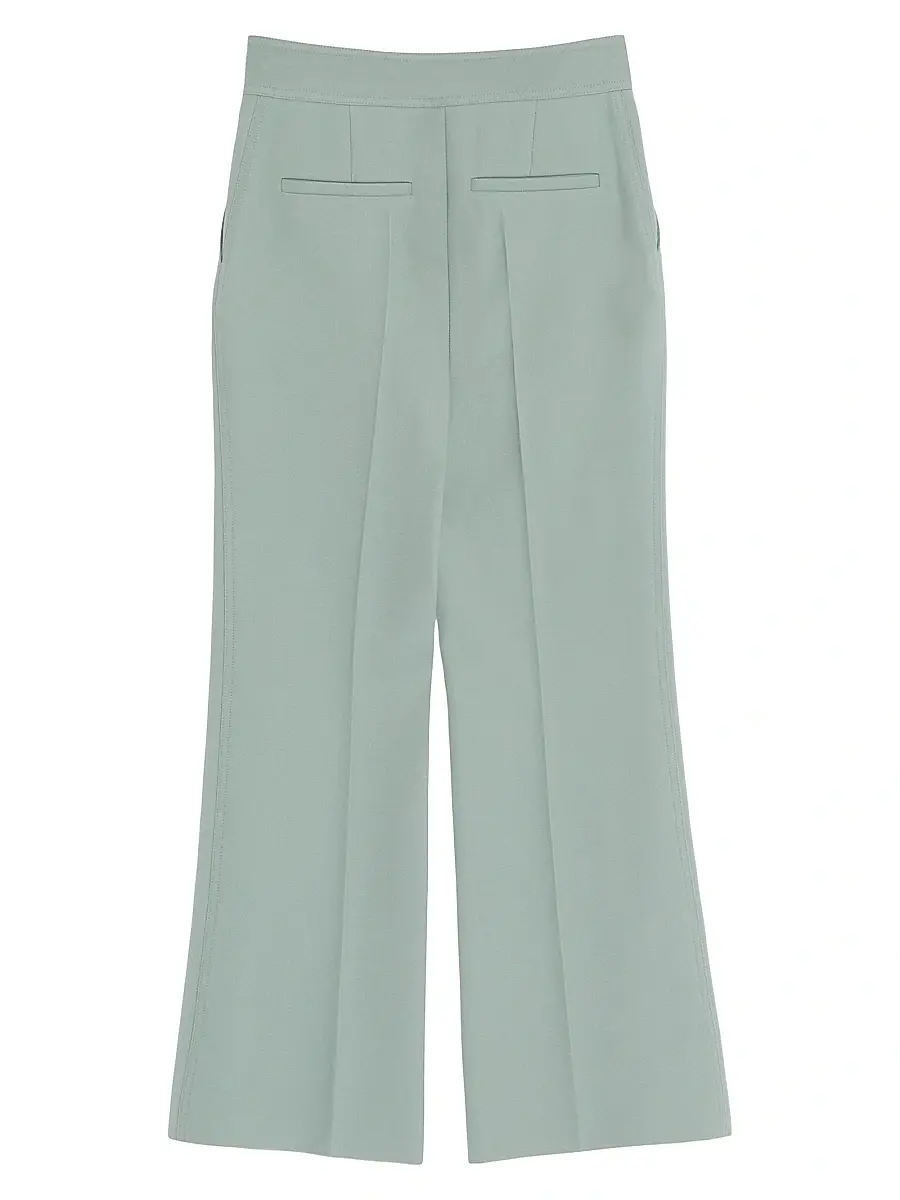 Valentino Women's Light Diagonal Wool Pants | Thumbnail 2 Valentino Women's Light Diagonal Wool Pants | Thumbnail 2