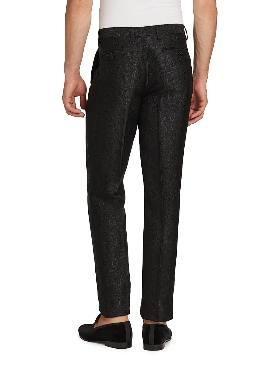 Etro Men's Roma All-Over Paisley Evening Trousers | Thumbnail 5 Etro Men's Roma All-Over Paisley Evening Trousers | Thumbnail 5